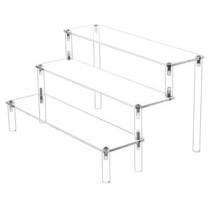 1 Clear Acrylic 3 tiered Display Case